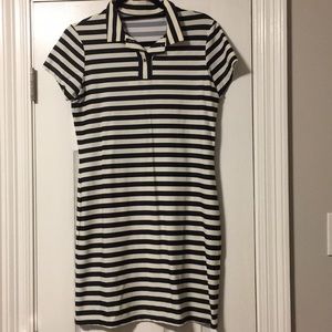 Polo collar dress